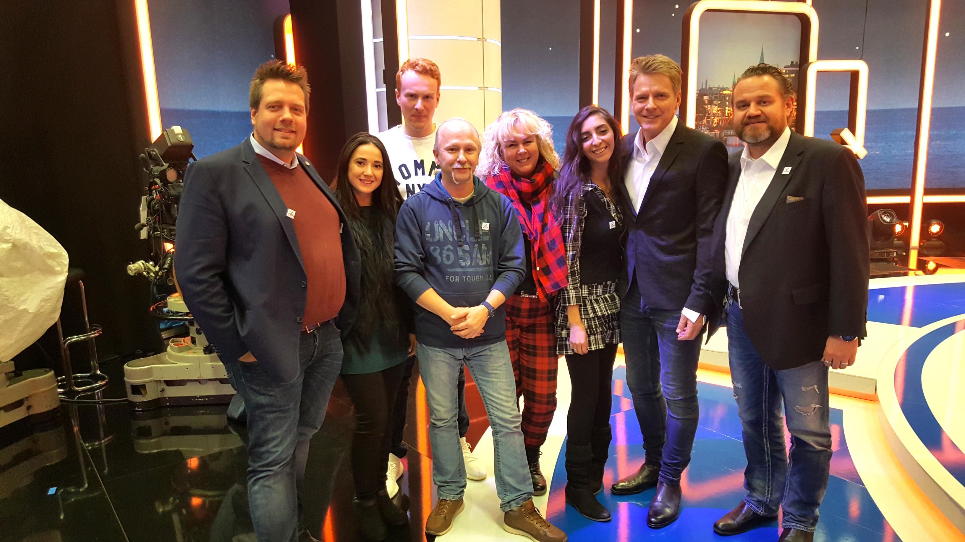 Netzwerktreffen bei der NDR Quizshow in Hamburg