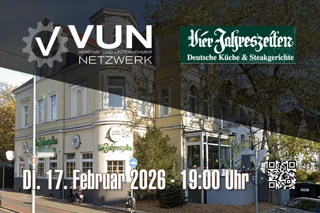 VUN Jahresauftakt 2026 im Restaurant Vier Jahreszeiten Hannover Netzwerken im stilvollen Ambiente